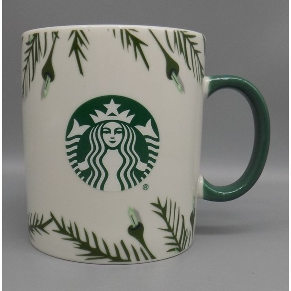 2020 Starbucks XL Christmas Mug 26 oz Pine Tree & Lights Jumbo Cup